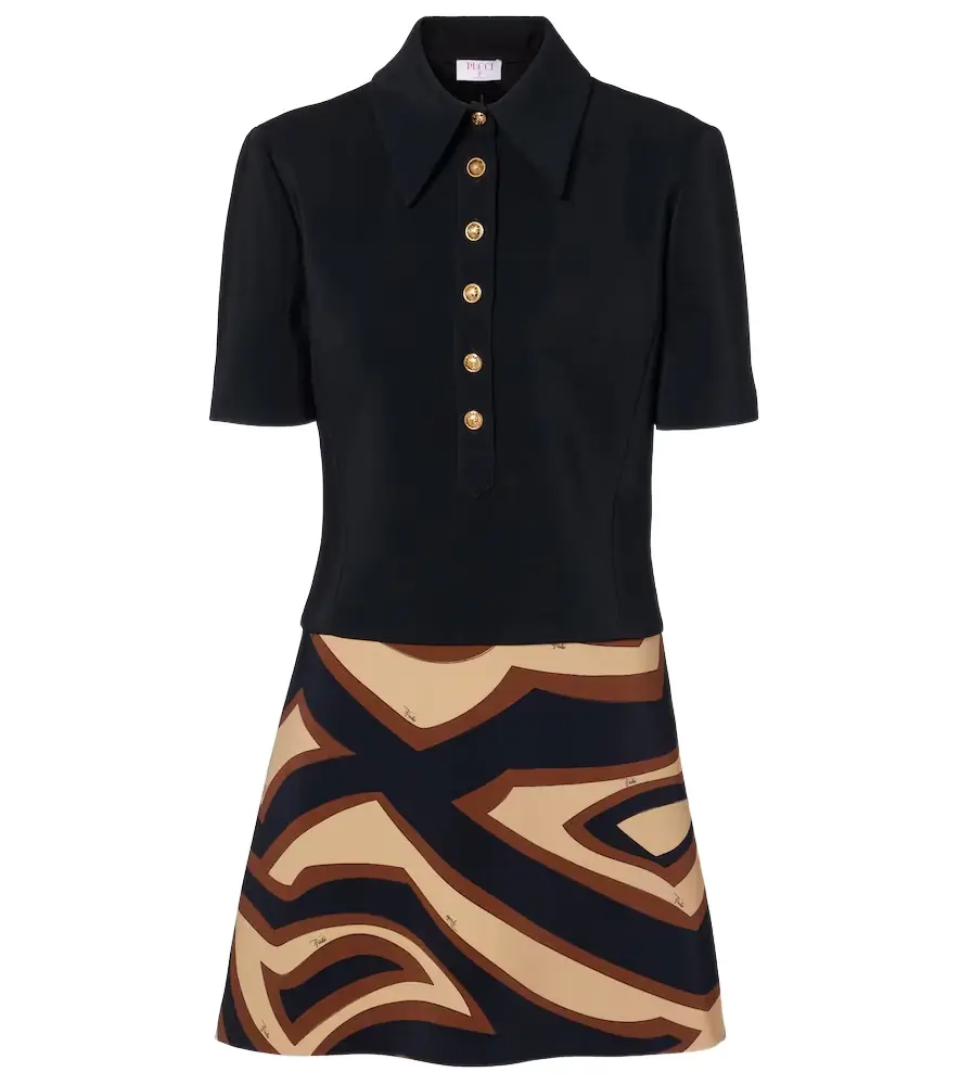 Pucci Labirinto polo dress