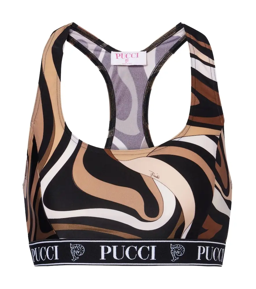 Pucci Marmo sports bra