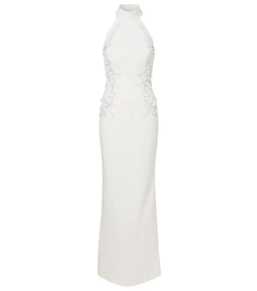 Rebecca Vallance Bridal Xanthe floral-appliqué gown