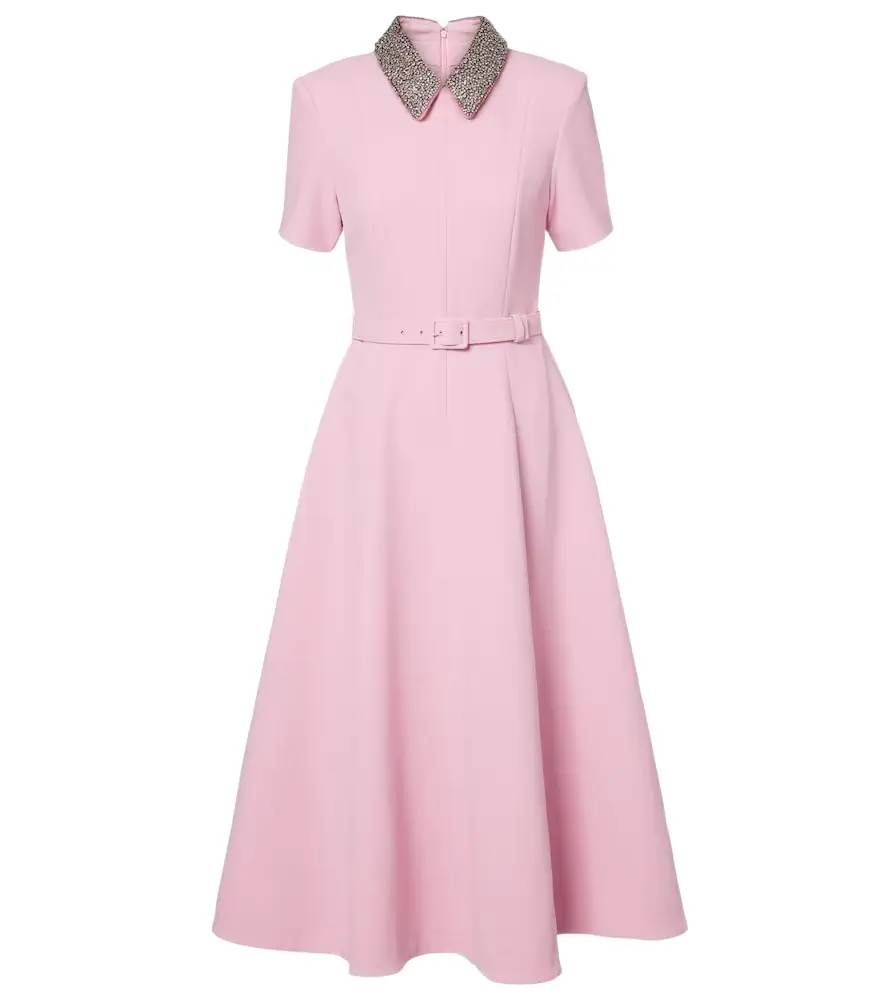 Rebecca Vallance Xena embellished crêpe midi dress