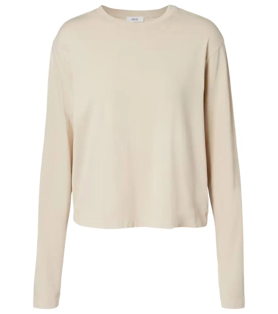 Agolde Sydney cotton jersey T-shirt