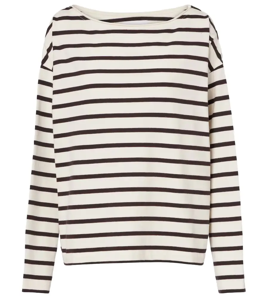 Citizens of Humanity Striped cotton T-shirt