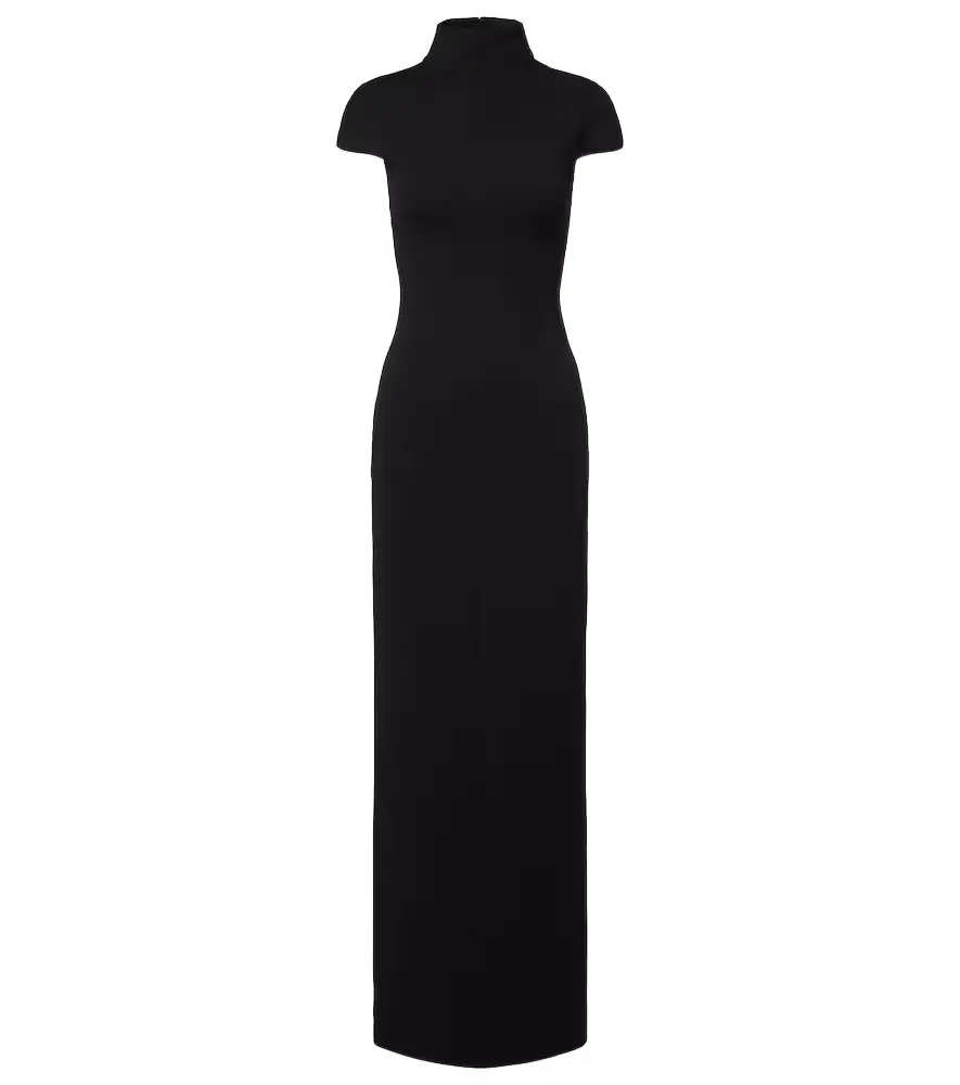 Solace London Lang crêpe maxi dress