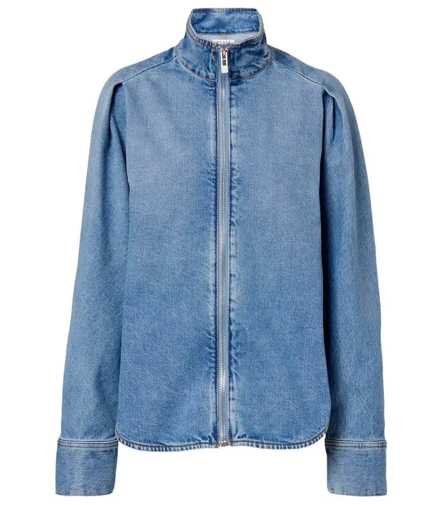 Alaia Alaïa Denim blouson jacket