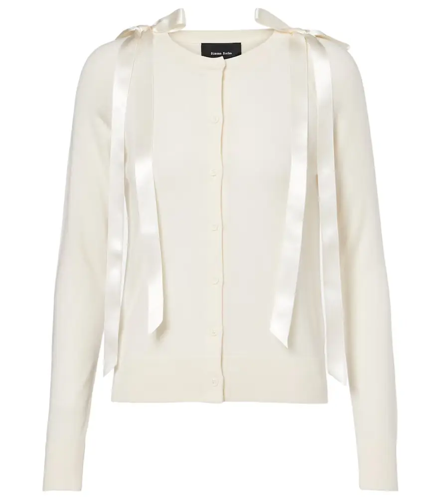 Simone Rocha Wool and silk cardigan