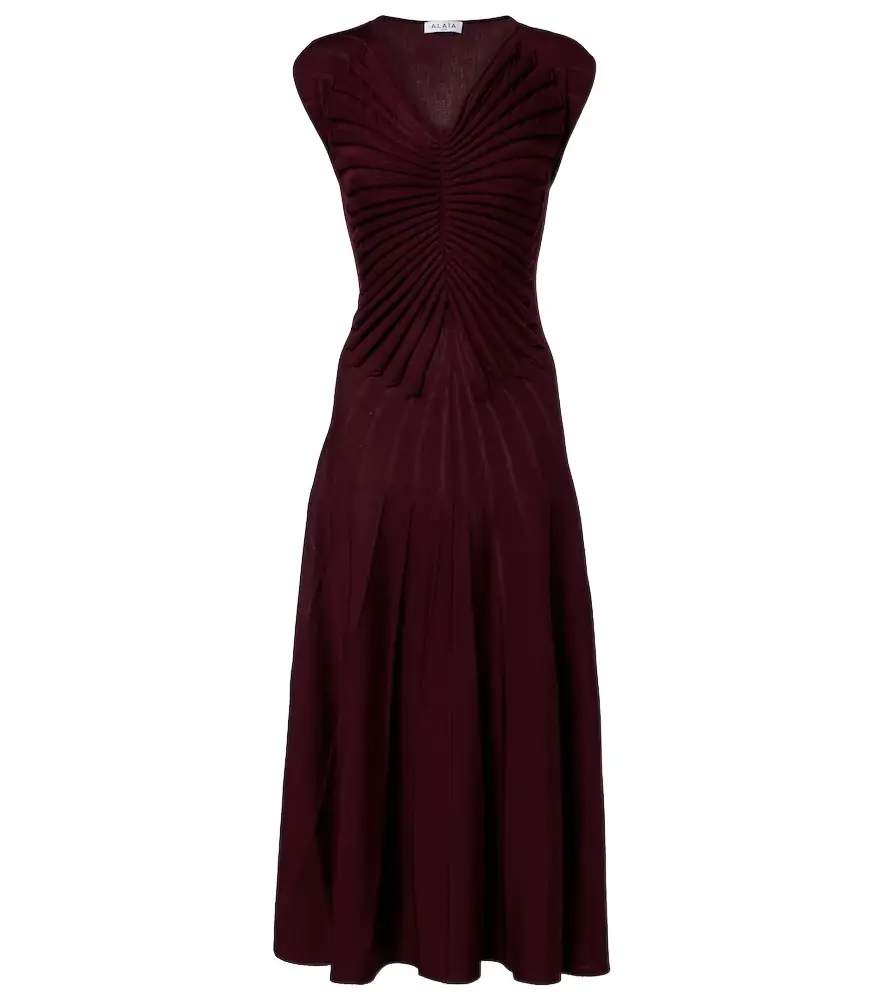 Alaia Alaïa Virgin wool midi dress