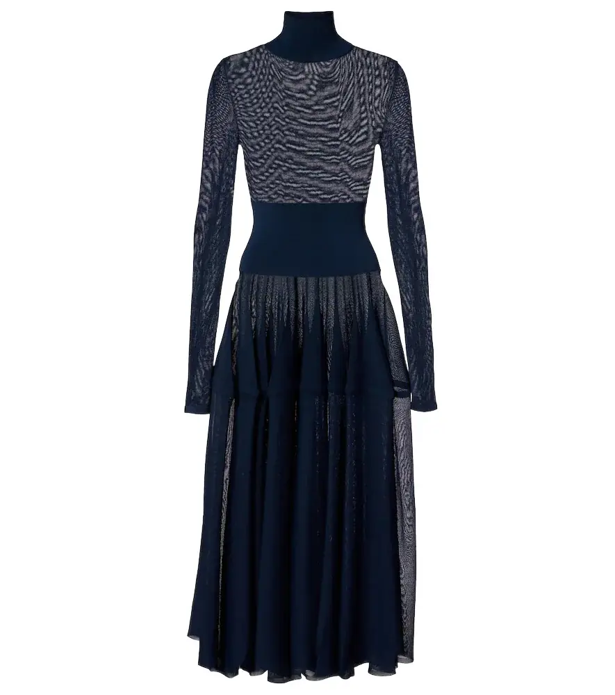 Alaia Alaïa Sheer midi dress