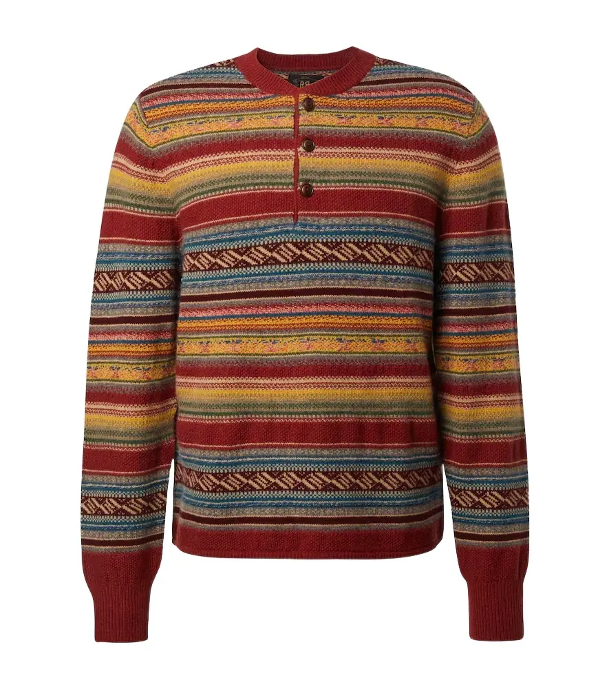 RRL Wool-blend jacquard sweater
