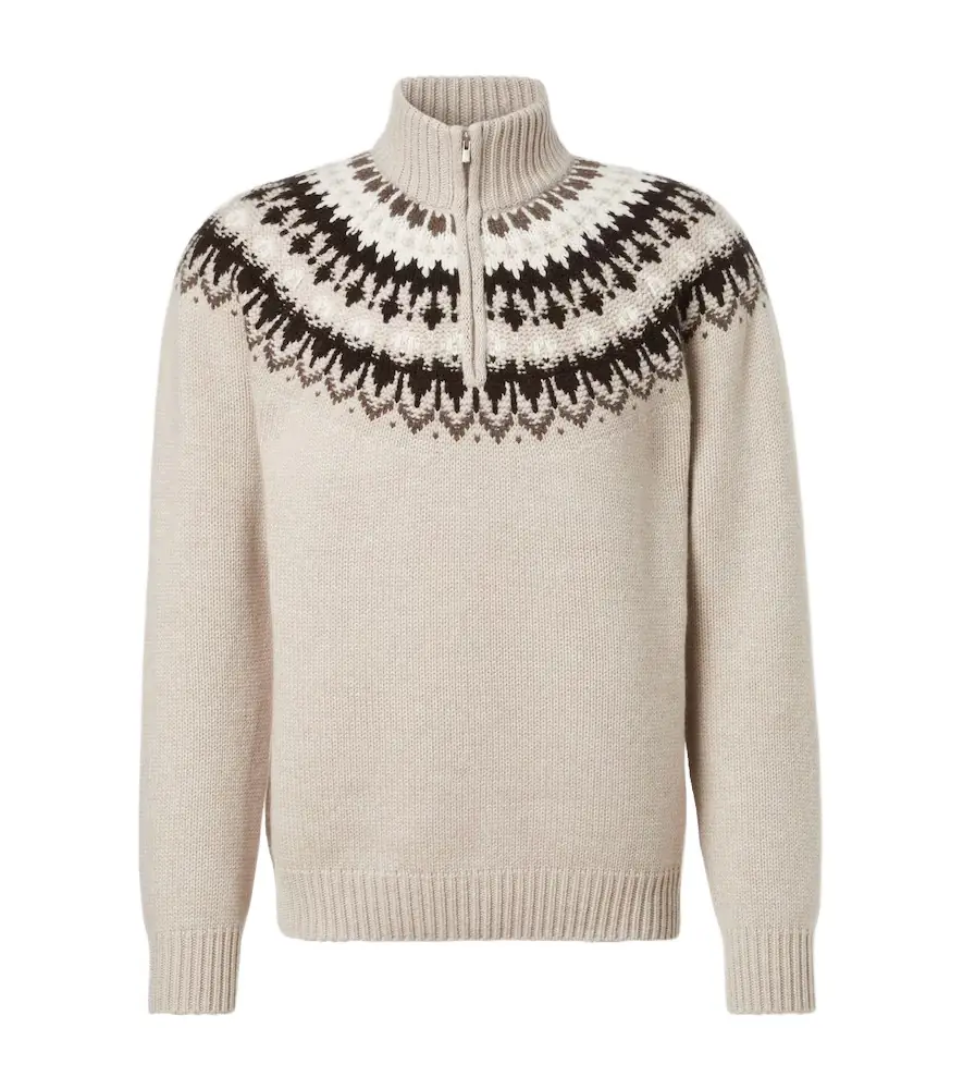 Arch4 Mr Saint Gervais cashmere half-zip sweater