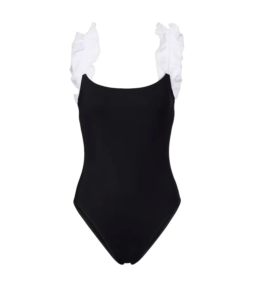 Karla Colletto Evie ruffled swimsuit
