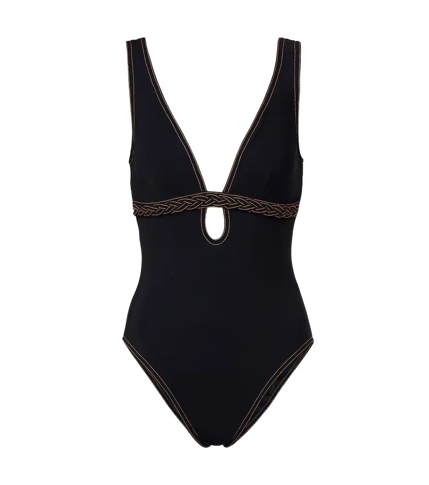 Karla Colletto Quinn keyhole cutout swimsuit