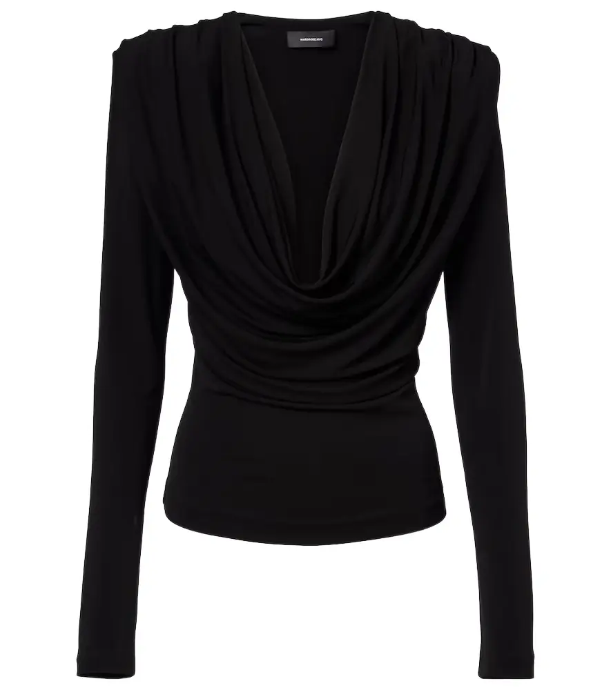 Wardrobe.NYC Wardrobe. NYC Draped jersey top