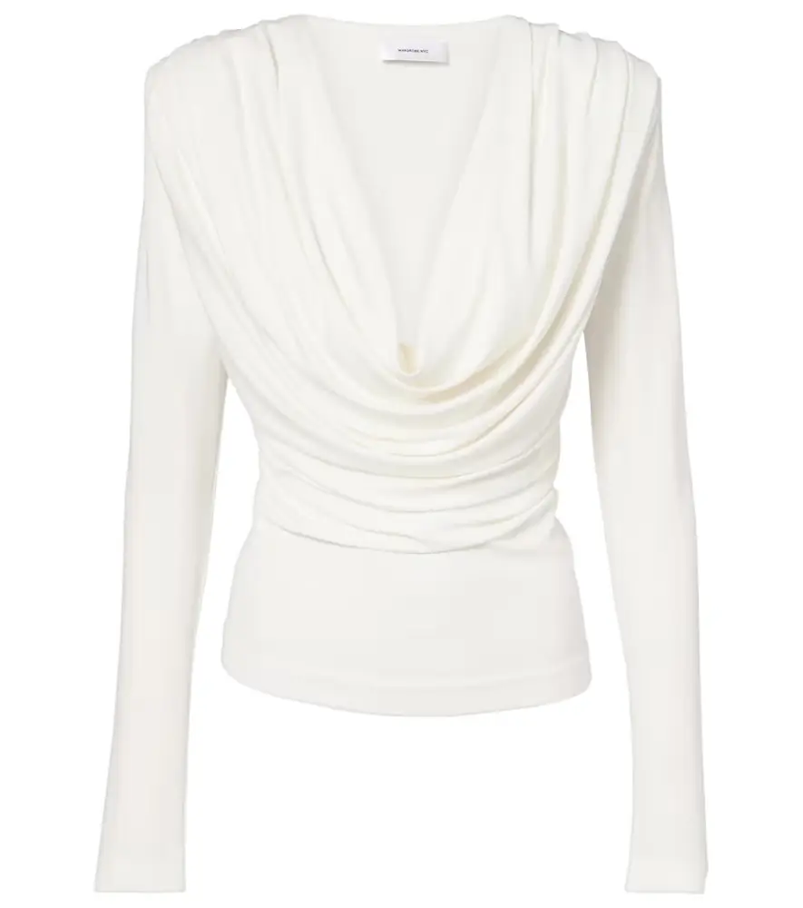 Wardrobe.NYC Wardrobe. NYC Draped jersey top
