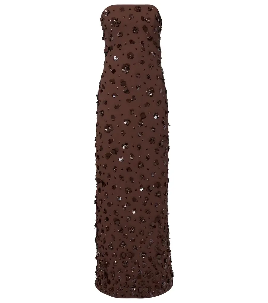 Simkhai Serafina embellished bustier gown