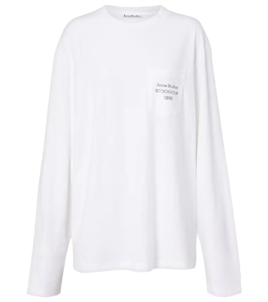 Acne Studios Edden oversized cotton-blend T-shirt