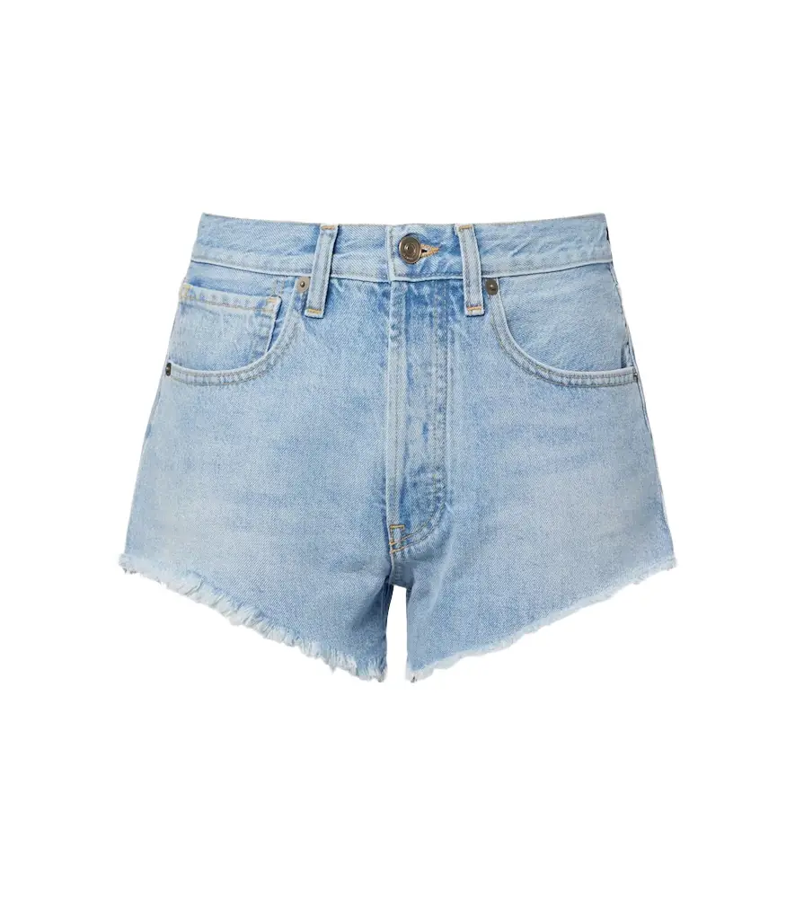 Alanui Island's Diary denim shorts
