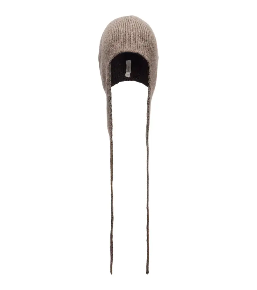 The Row Soizic ribbed-knit cashmere hat