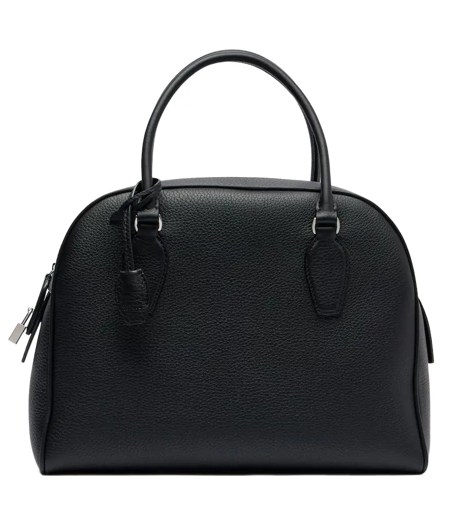 The Row India 12.00 leather top-handle bag