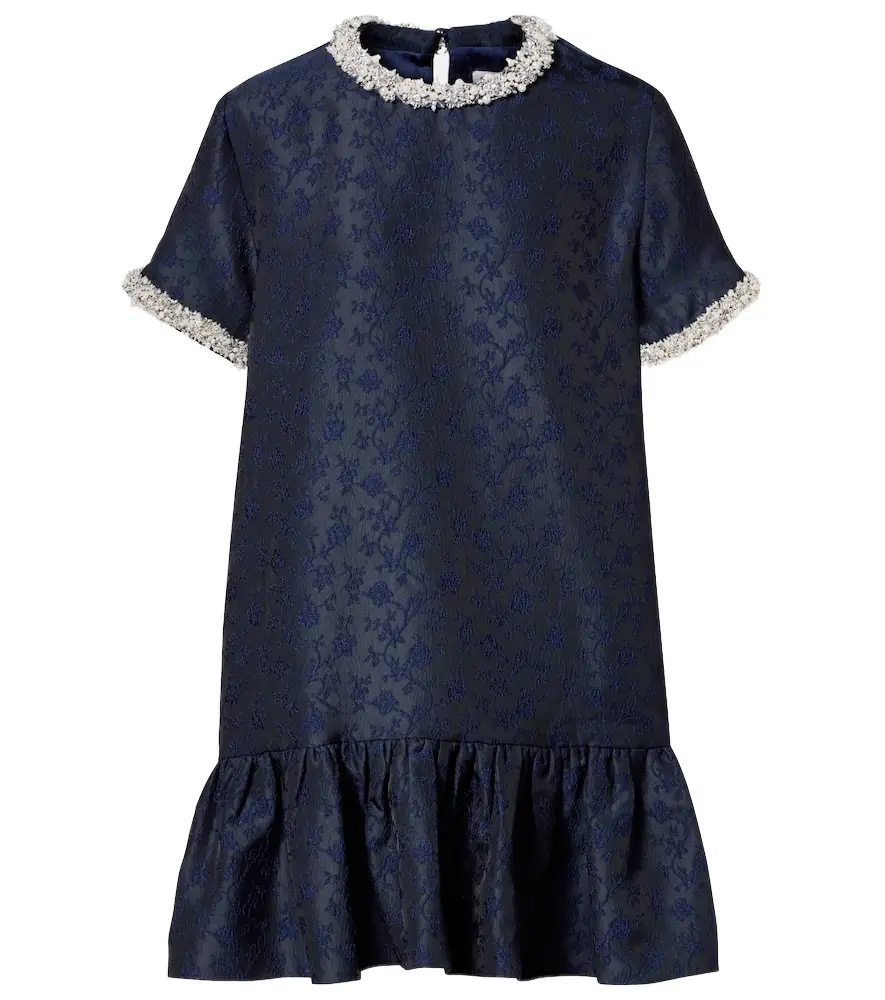 Simkhai Alison embellished jacquard minidress