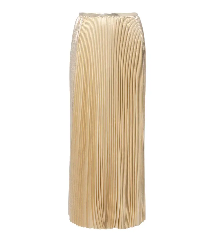 Joseph Essai silk-blend lamé midi skirt