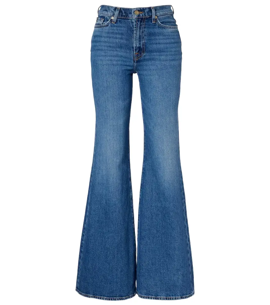 7 For All Mankind Retro Flare mid-rise flared jeans