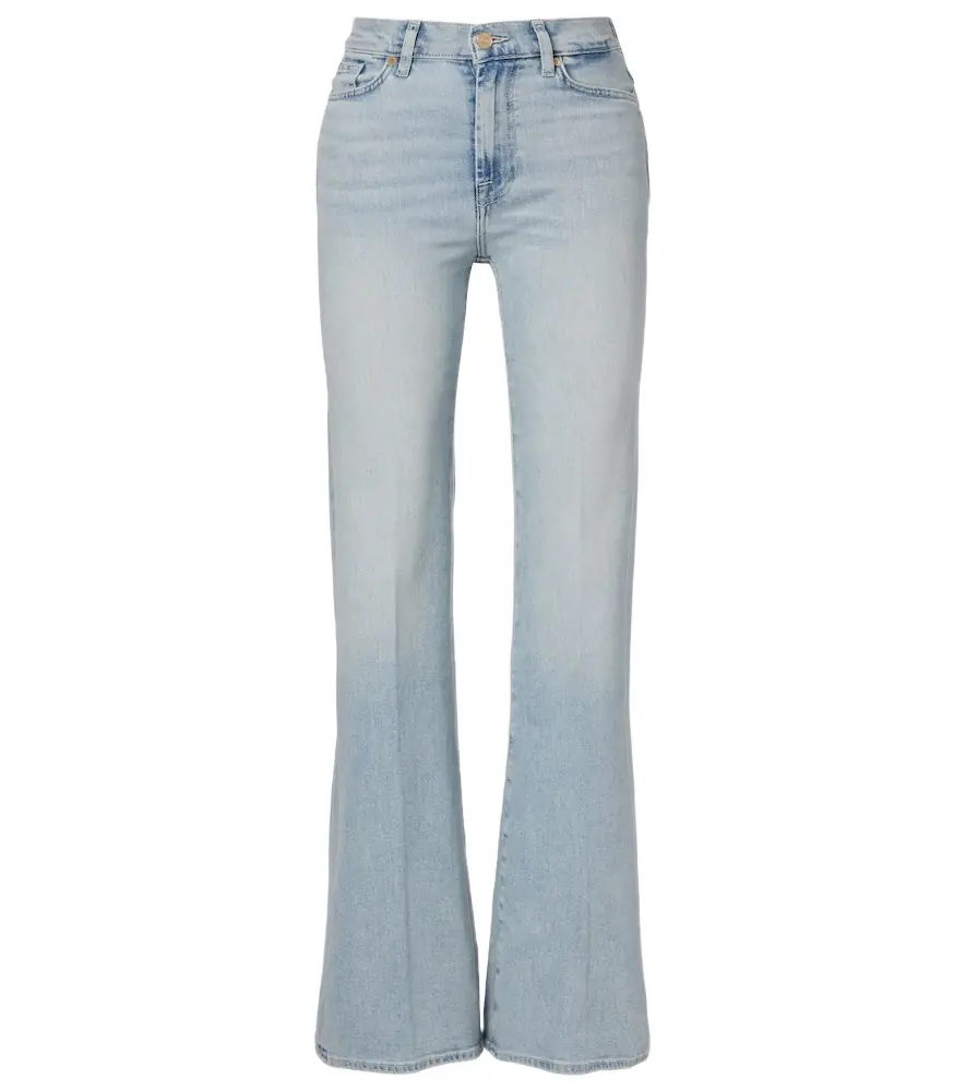 7 For All Mankind Modern Dojo mid-rise flared jeans