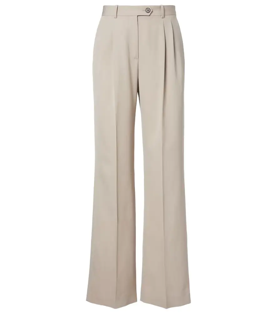 The Row Virgil wool gabardine straight pants