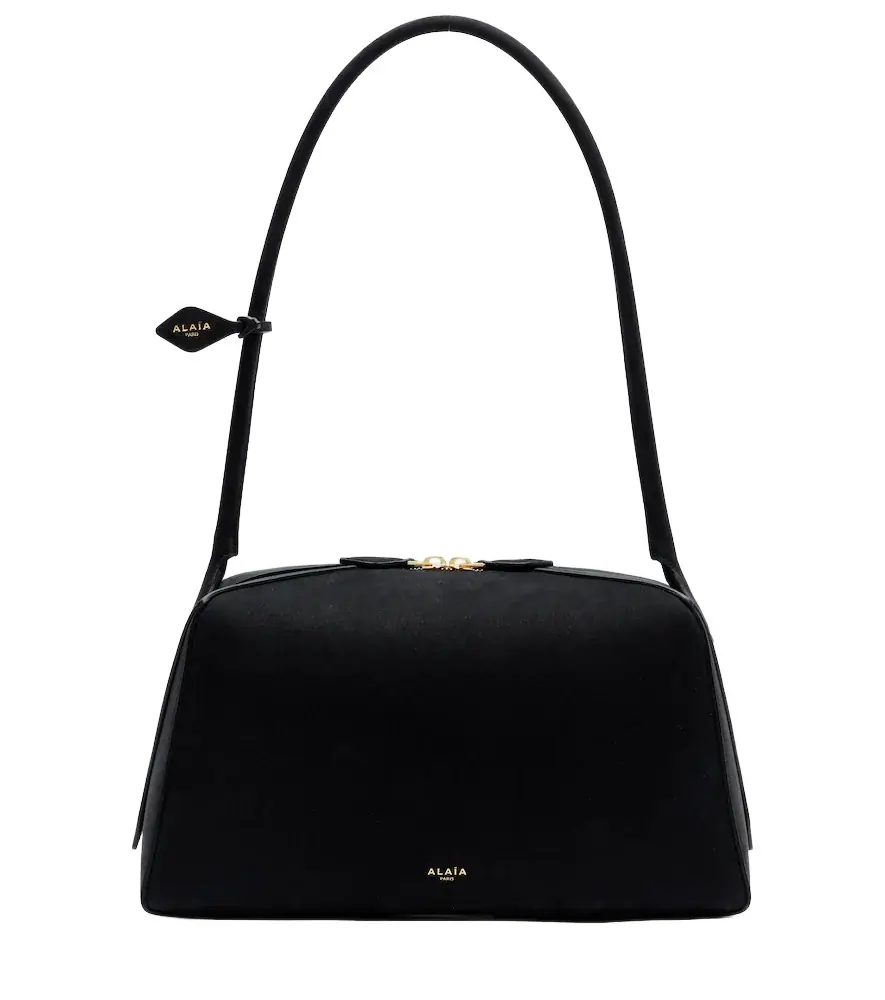 Alaia Alaïa Le Bouledogue Medium suede shoulder bag