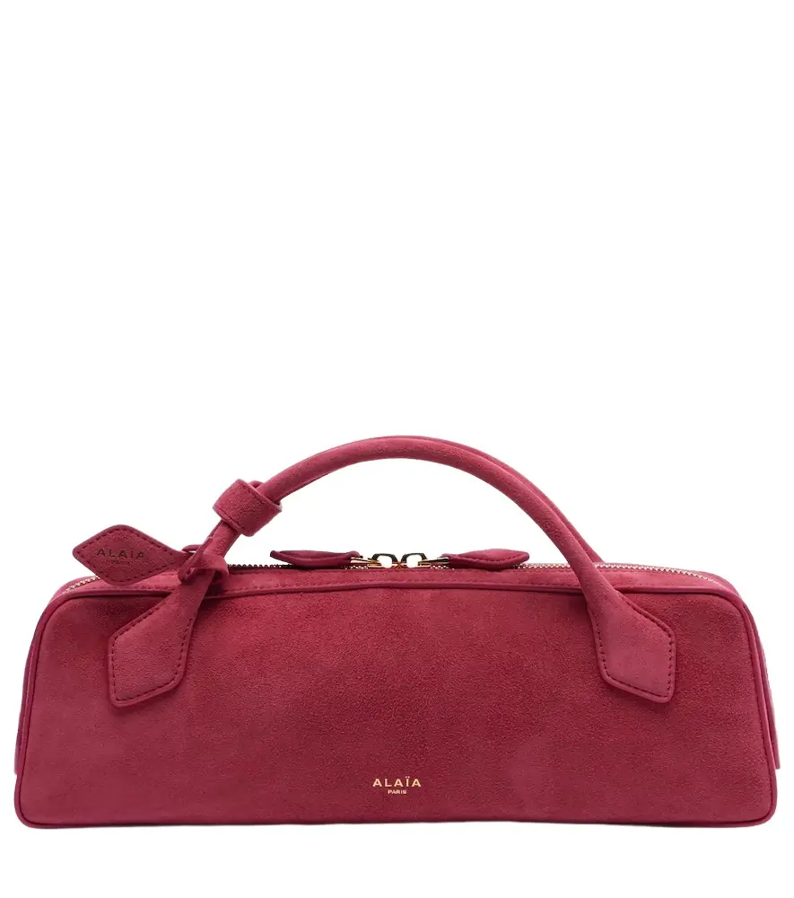 Alaia Alaïa Le Teckel Small suede clutch