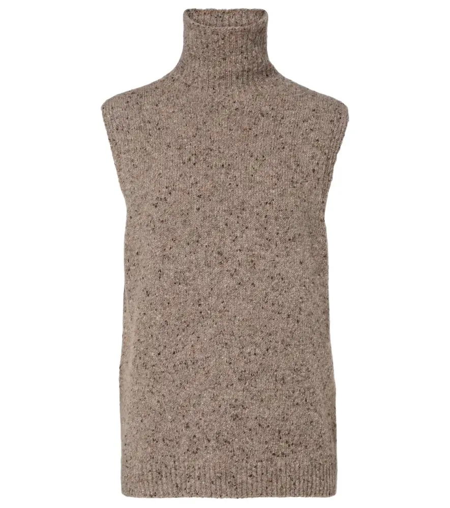 The Row Merilas cashmere turtleneck top