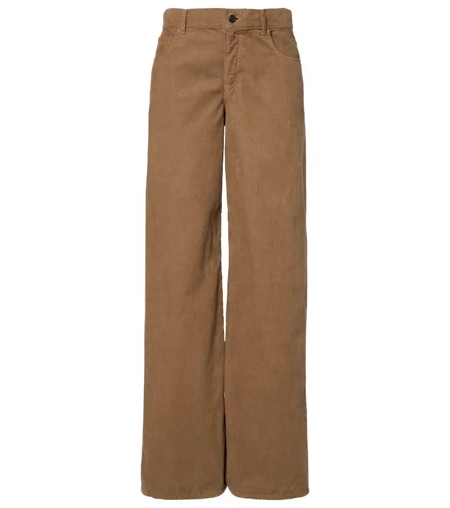 The Row Eglitta low-rise corduroy wide-leg pants