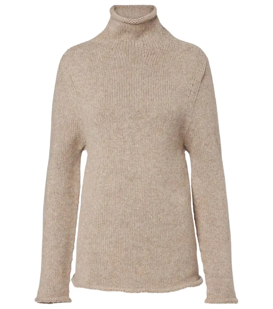 The Row Mariam cashmere turtleneck sweater