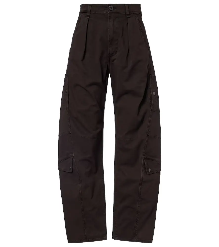 Citizens of Humanity Flight cotton-blend barrel-leg pants