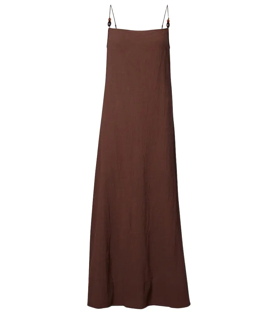 Staud Laura cotton gauze maxi dress