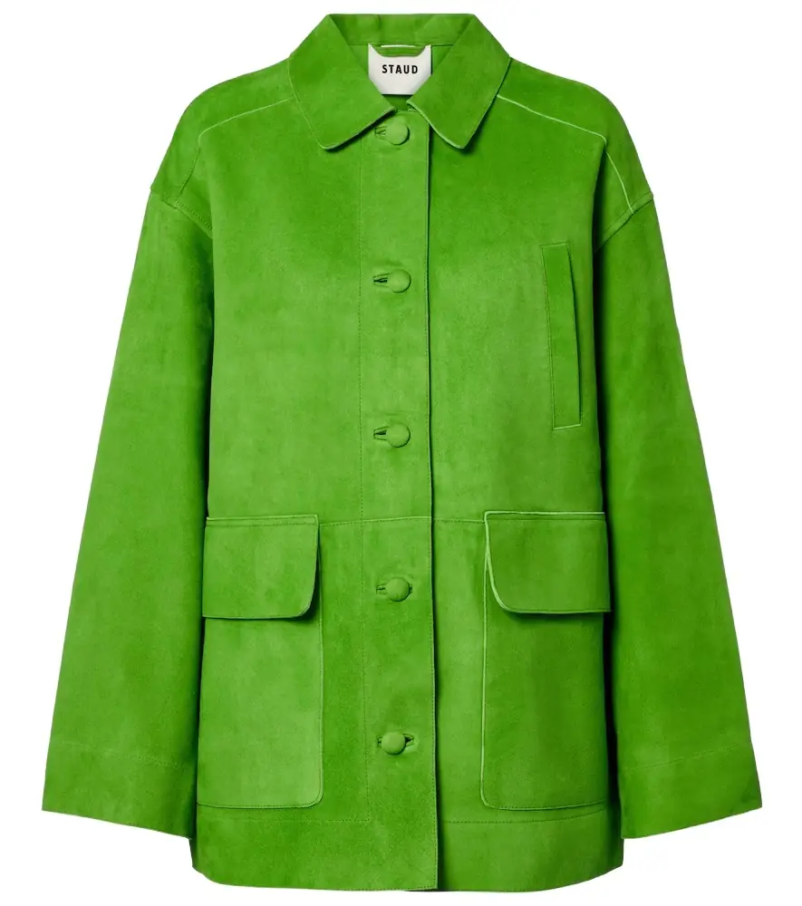 Staud Roxanne suede jacket