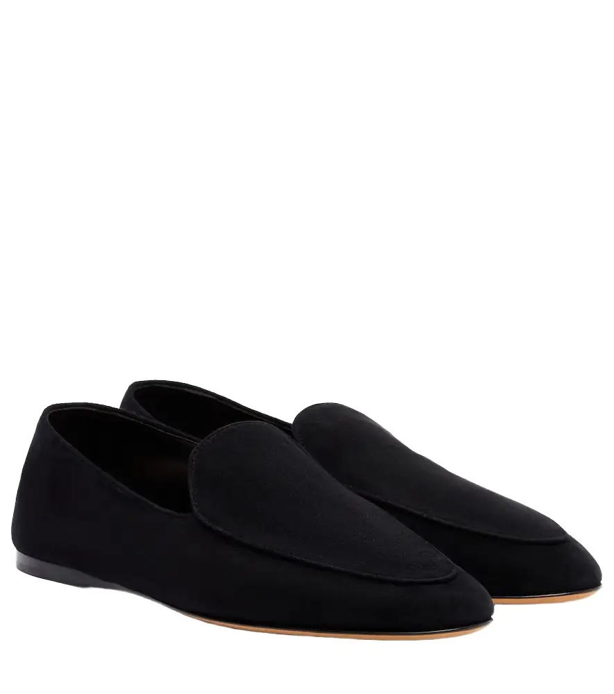 The Row Awar suede loafers