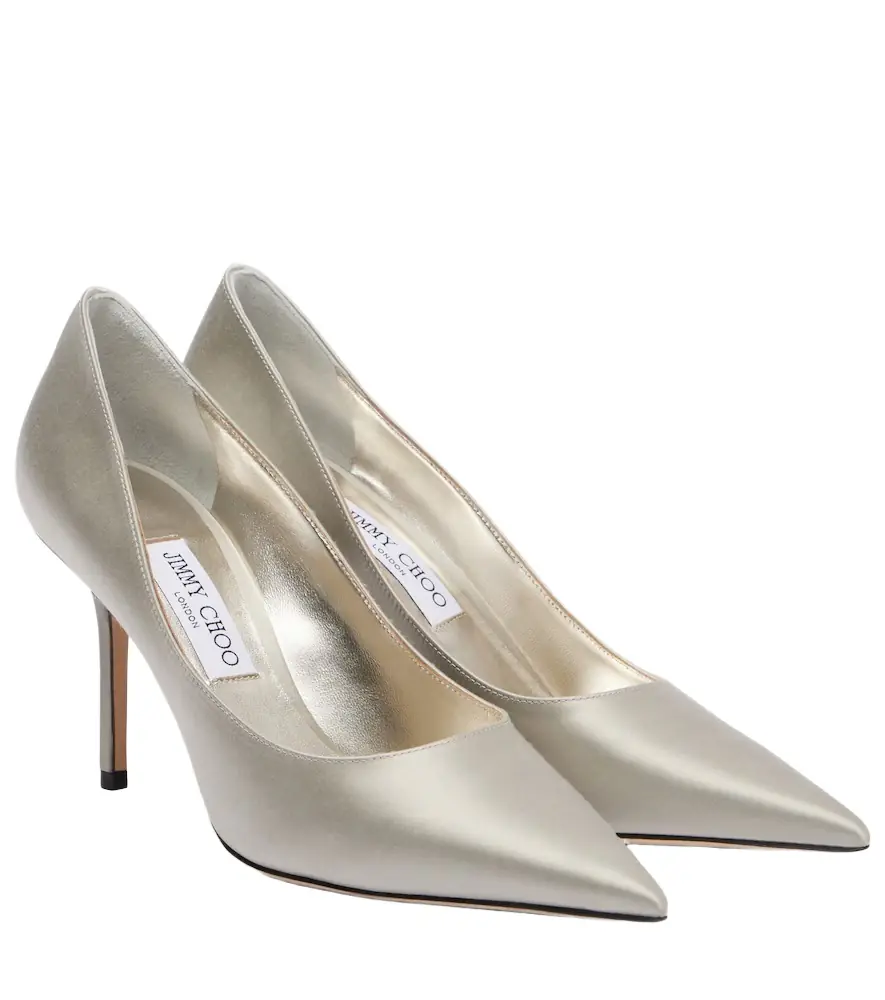 Jimmy Choo Love 85 satin pumps