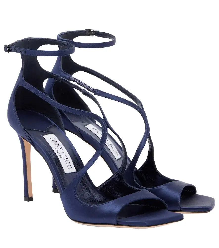 Jimmy Choo Azia 95 satin sandals