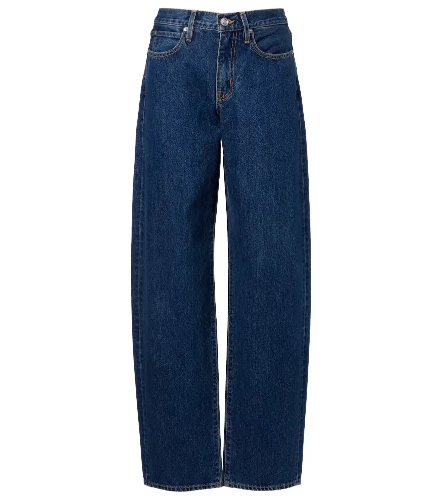 Slvrlake Tess Long low-rise barrel-leg jeans