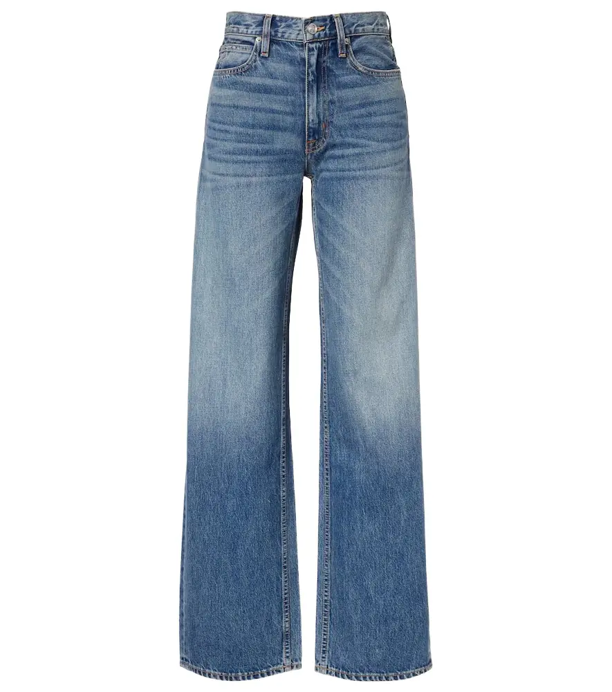Slvrlake Cassie faded wide-leg jeans