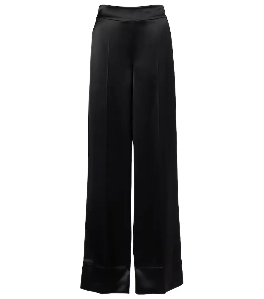 Joseph Dijon satin wide-leg pants
