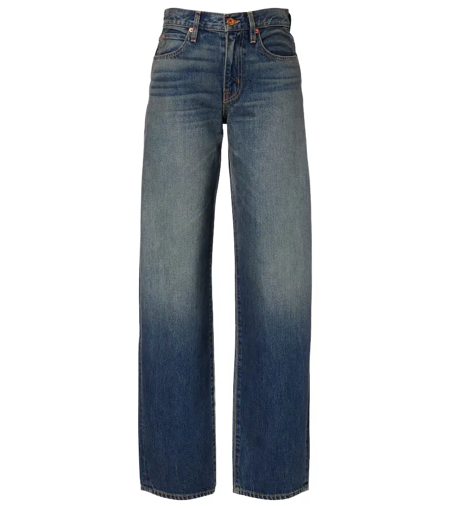 Slvrlake Tess faded wide-leg jeans