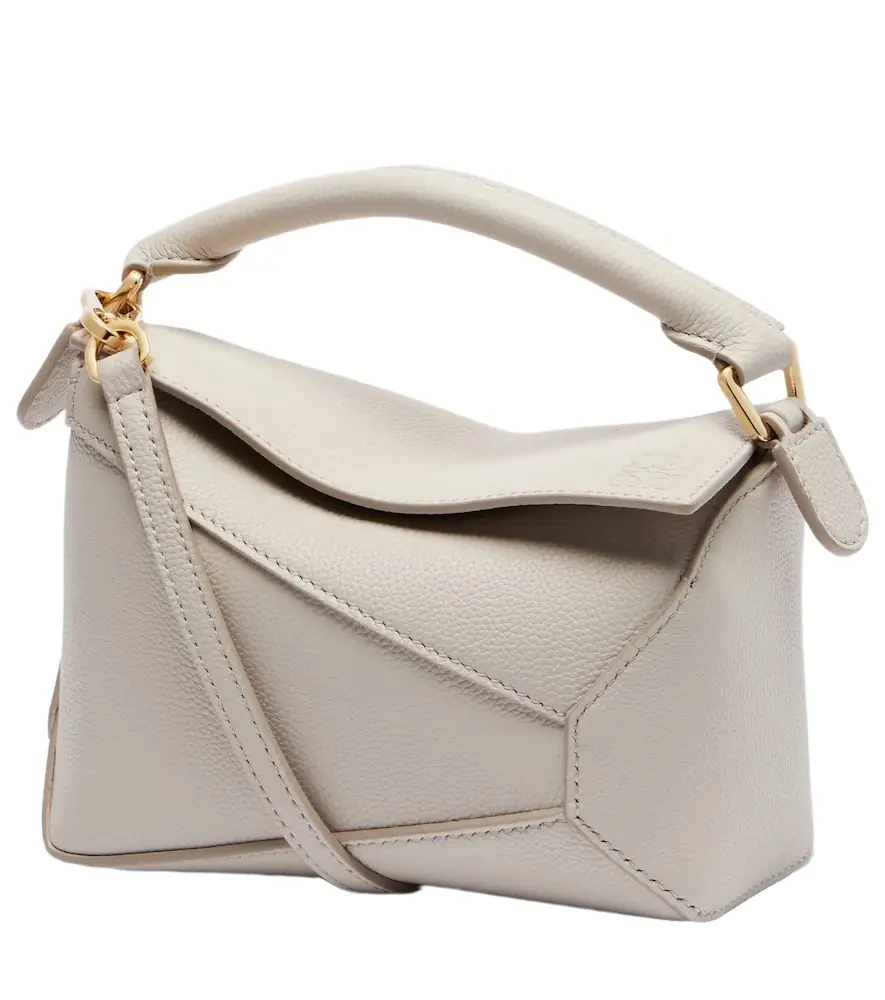 Loewe Puzzle Edge Mini leather top-handle bag