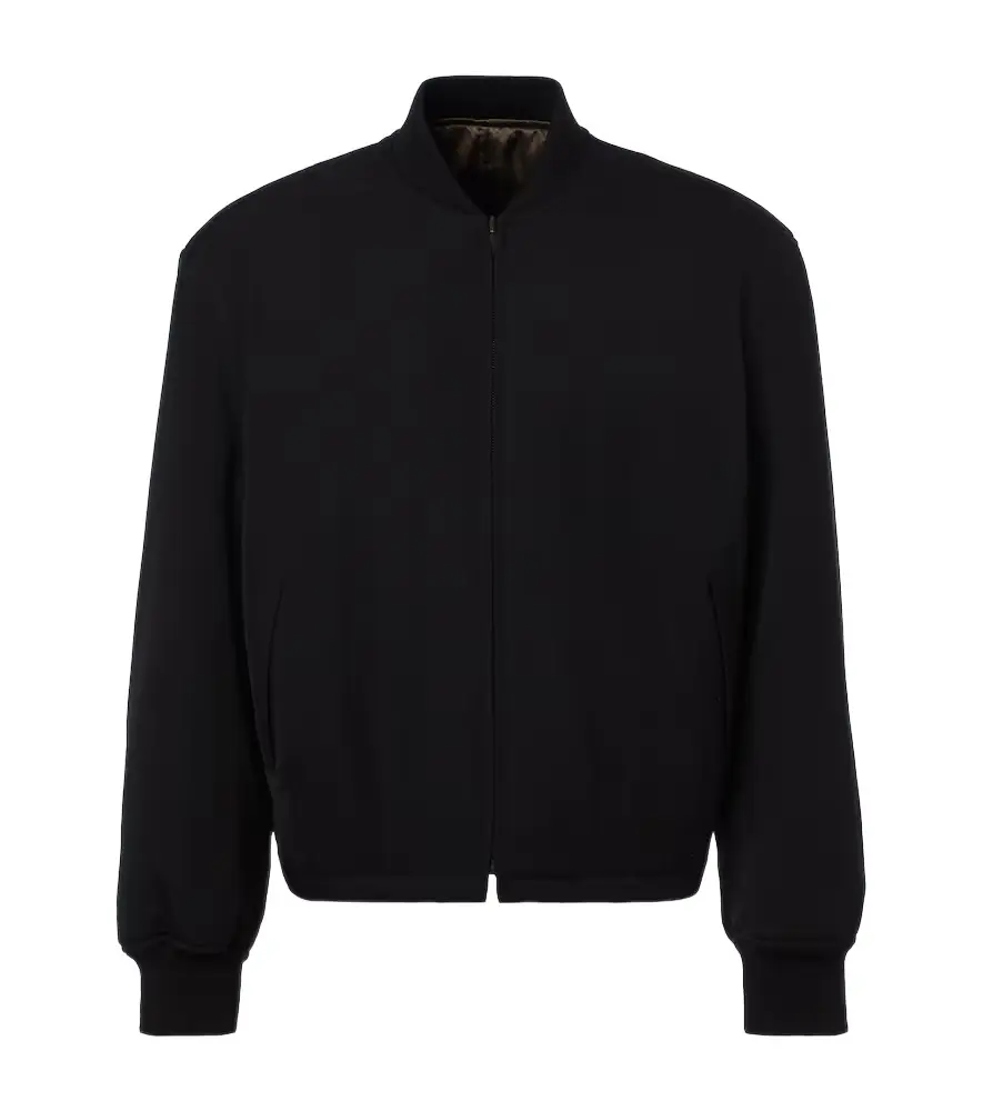 The Row Fenn reversible wool bomber jacket