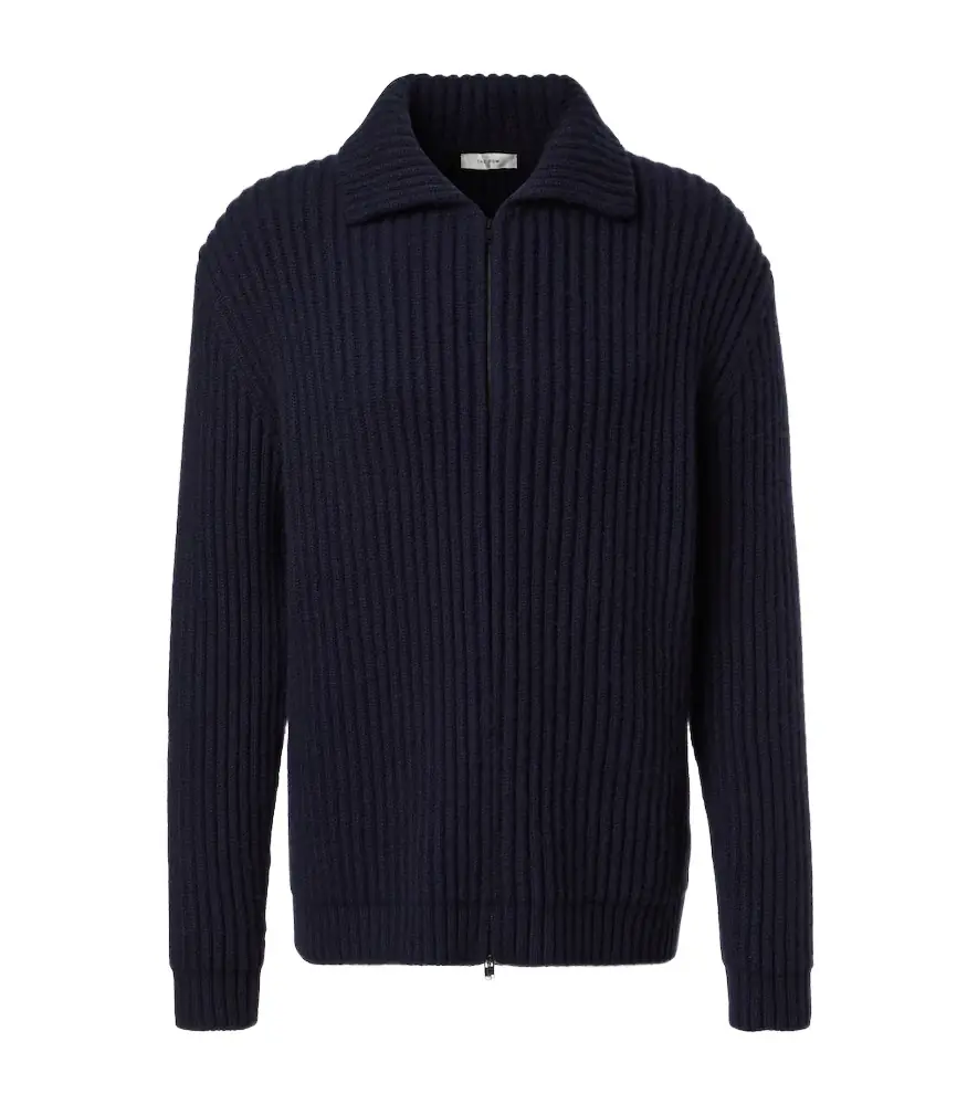 The Row Hornby cashmere zip-up cardigan