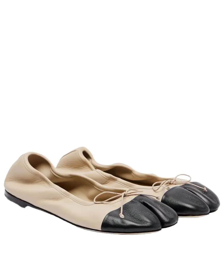 Christen Tabi leather ballet flats