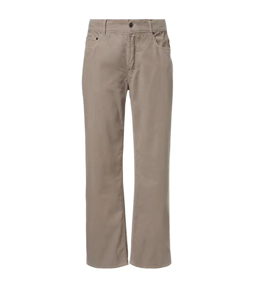 The Row Rossen cotton corduroy straight pants