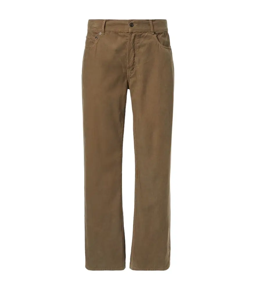 The Row Rossen cotton corduroy straight pants