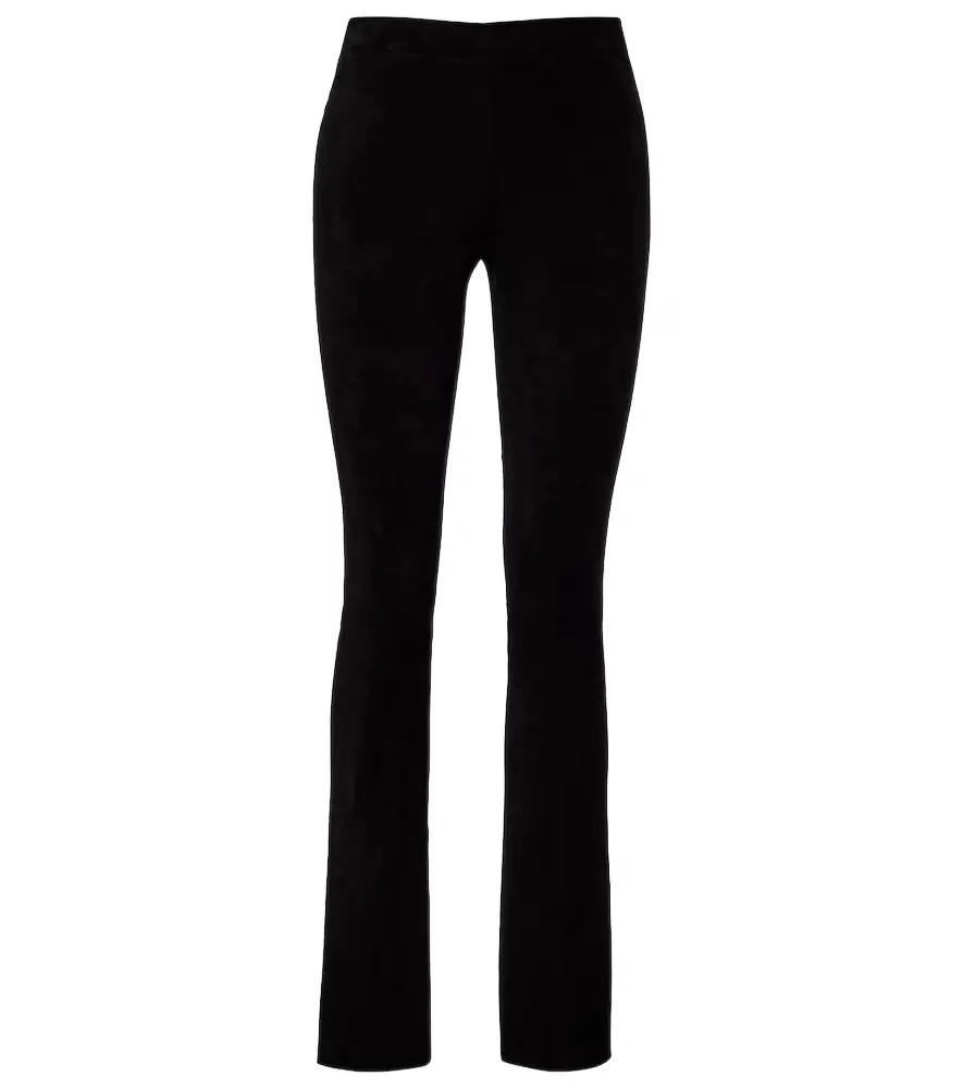 Stouls JP Long suede flared pants