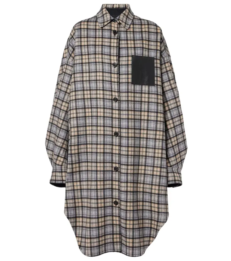 Loewe Reversible wool and cashmere coat